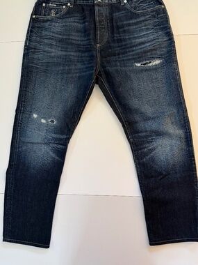 Brunello Cucinelli Leisure Fit Distressed Jeans Made Italy Size 54